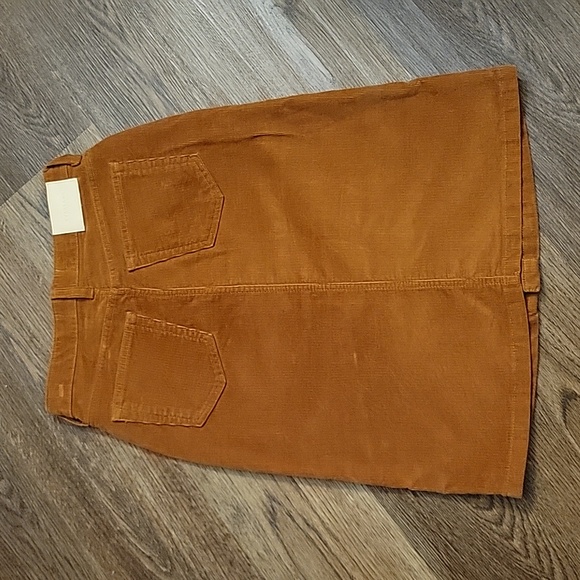 Nwot Everlane button- front corduroy skirt acorn - Picture 3 of 6